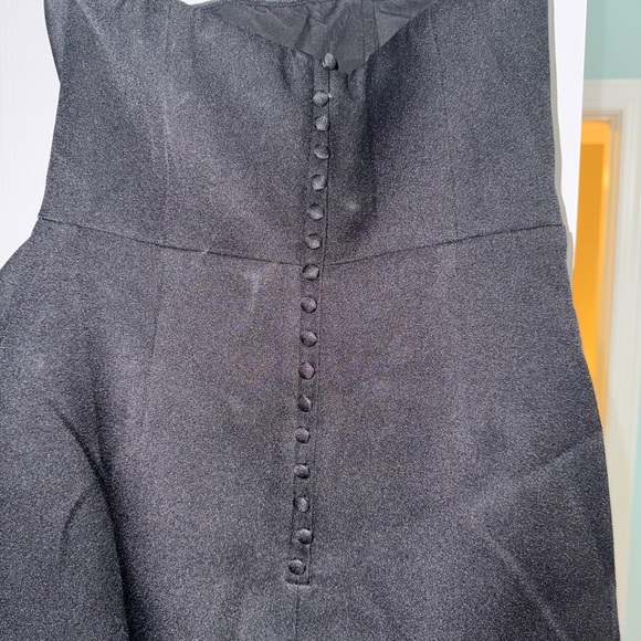 ELLIATT Black Zuri Mini Dress Size Small Revolve party dress ruffles - Picture 2 of 6